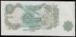 London Coins : A179 : Lot 86 : ERROR One Pound Page Britannia reverse B322 series CX69 355276, diagonal white wavy vertical line of...