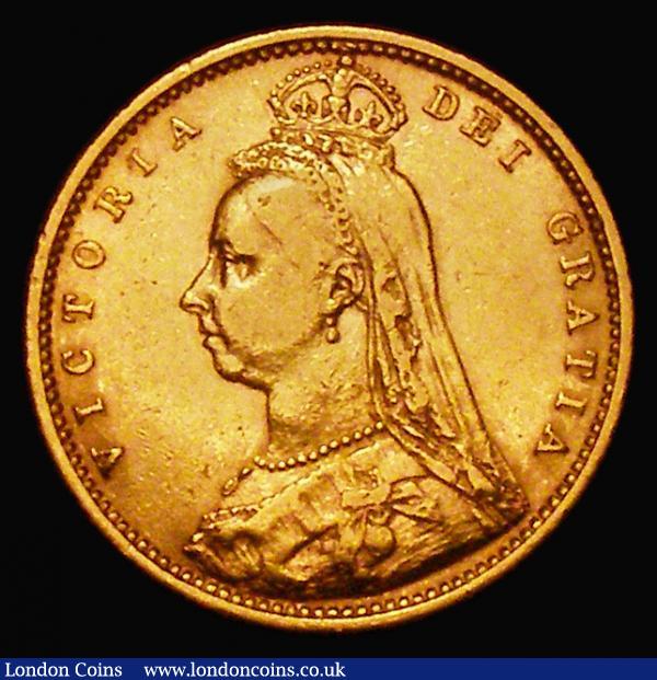 Half Sovereign 1892 No J.E.B. on truncation. Low shield, S.3869D, DISH L516 Good Fine : English Coins : Auction 180 : Lot 1462