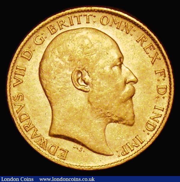 Half Sovereign 1910 Marsh 513, S.3974B About VF/NVF the obverse with some hairlines : English Coins : Auction 180 : Lot 1484