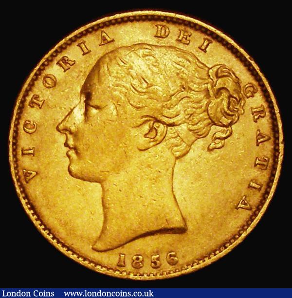 Sovereign 1856 Marsh 39, S.3852D, Good Fine/NVF : English Coins : Auction 180 : Lot 1812