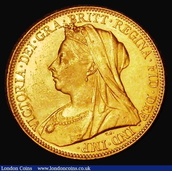 Sovereign 1900M Marsh 160, S.3875 NEF with some contact marks and small rim nicks : English Coins : Auction 180 : Lot 1895