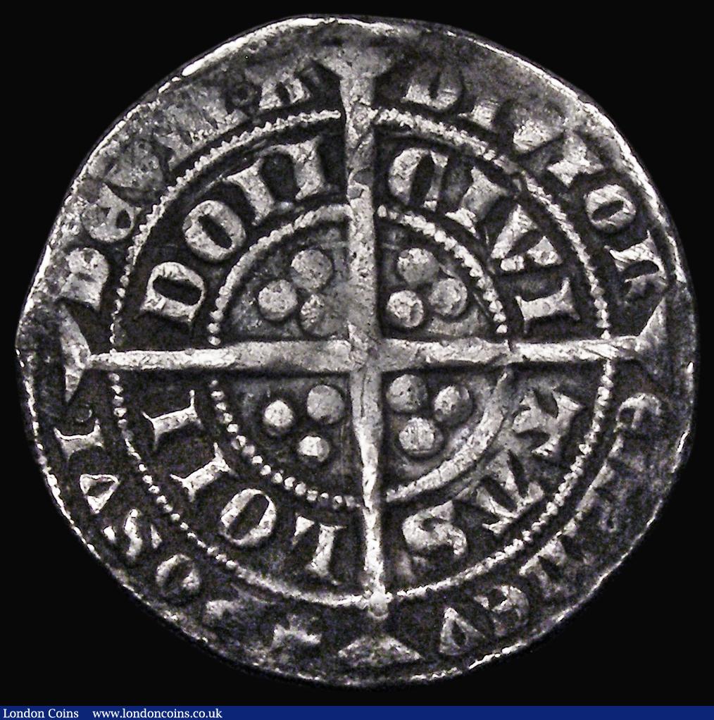 London Coins : A180 : Lot 1158 : Groat Edward III Fourth Coinage, Pre-Treaty Period, Series E, V with nick in right limb, N's in...