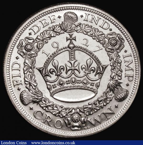Crown 1927 Proof ESC 367, Bull 3631 Lustrous UNC : English Coins : Auction 180 : Lot 1258