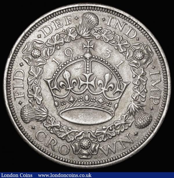 Crown 1931 ESC 371, Bull 3639 GVF : English Coins : Auction 180 : Lot 1267