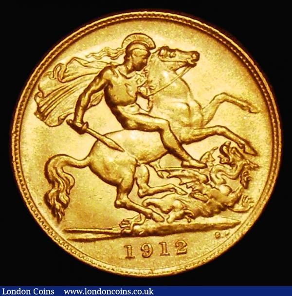 Half Sovereign 1912 Marsh 527, S.4006, EF/About EF : English Coins : Auction 180 : Lot 1494