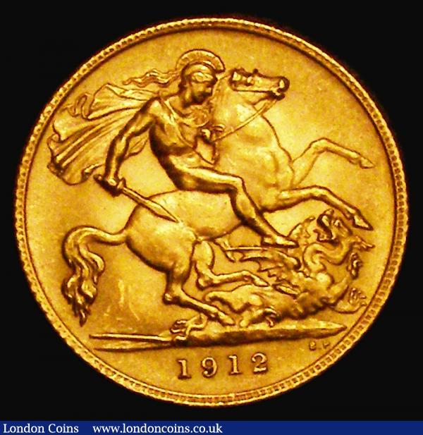Half Sovereign 1912 Marsh 527, S.4006, NEF : English Coins : Auction 180 : Lot 1496