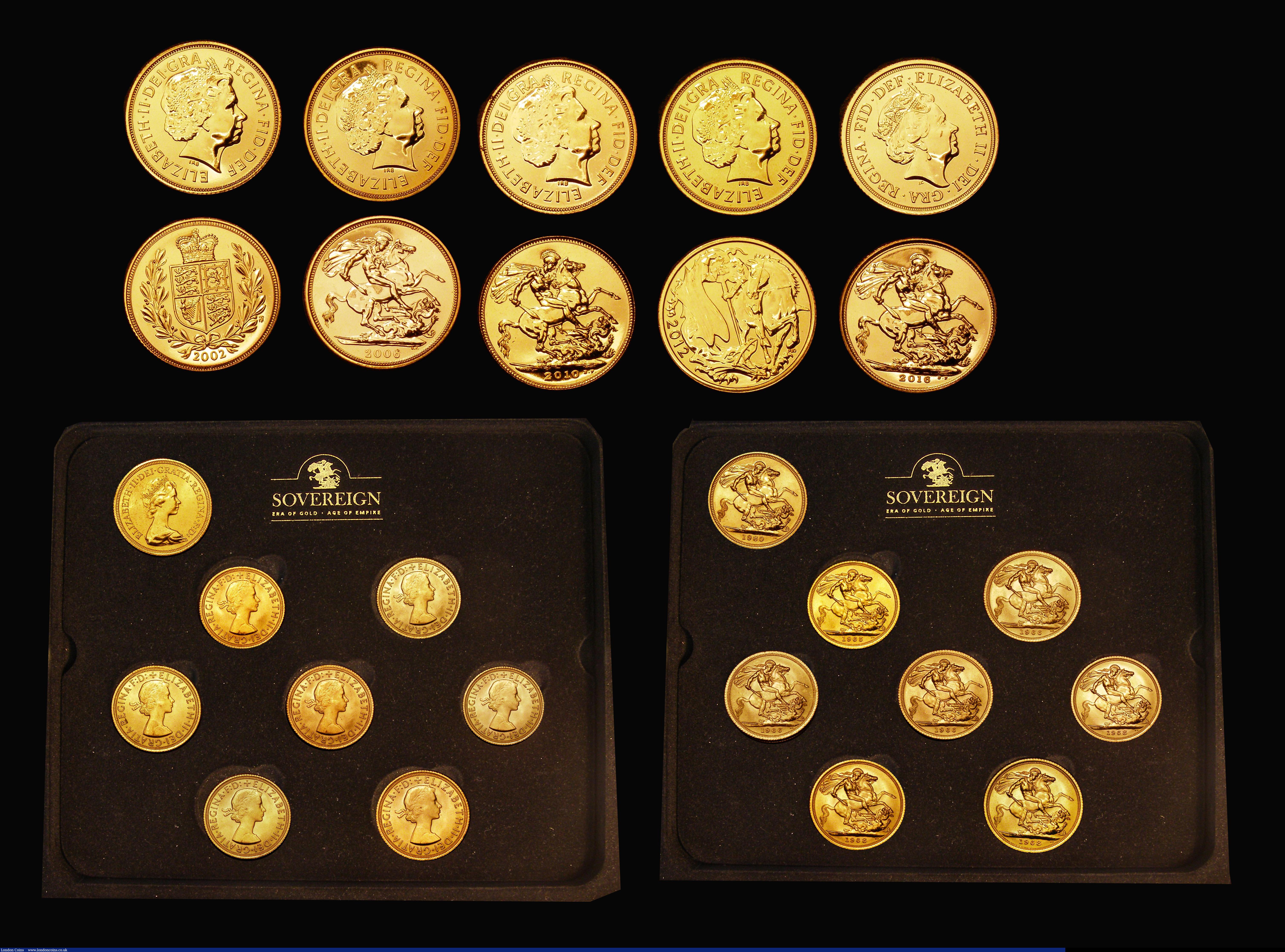 London Coins : A180 : Lot 515 : Sovereigns a 21-coin set 'Era of Gold - Age of Empire' comprising Sovereigns (21) 1885 Geo...