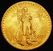 London Coins : A180 : Lot 1121 : USA Twenty Dollars Gold 1908 No Motto, Long Rays, Breen 7365 EF/GEF