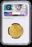 London Coins : A180 : Lot 1409 : Guinea 1722 S.3631 in an NGC holder and graded AU58 rare and desirable thus