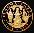 London Coins : A180 : Lot 2037 : Two Pounds 2015 800th Anniversary of the Magna Carta, Obverse with Iain Rank-Broadley portrait, S.K3...