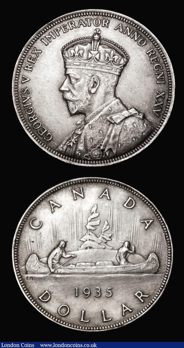 Canada Dollar (2) 1935 and 1939 Royal Visit both nicely toned AU : English Coins : Auction 181 : Lot 1512