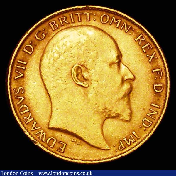 Half Sovereign 1910 Marsh 513, S.3974B, Good Fine/NVF : English Coins : Auction 181 : Lot 1790