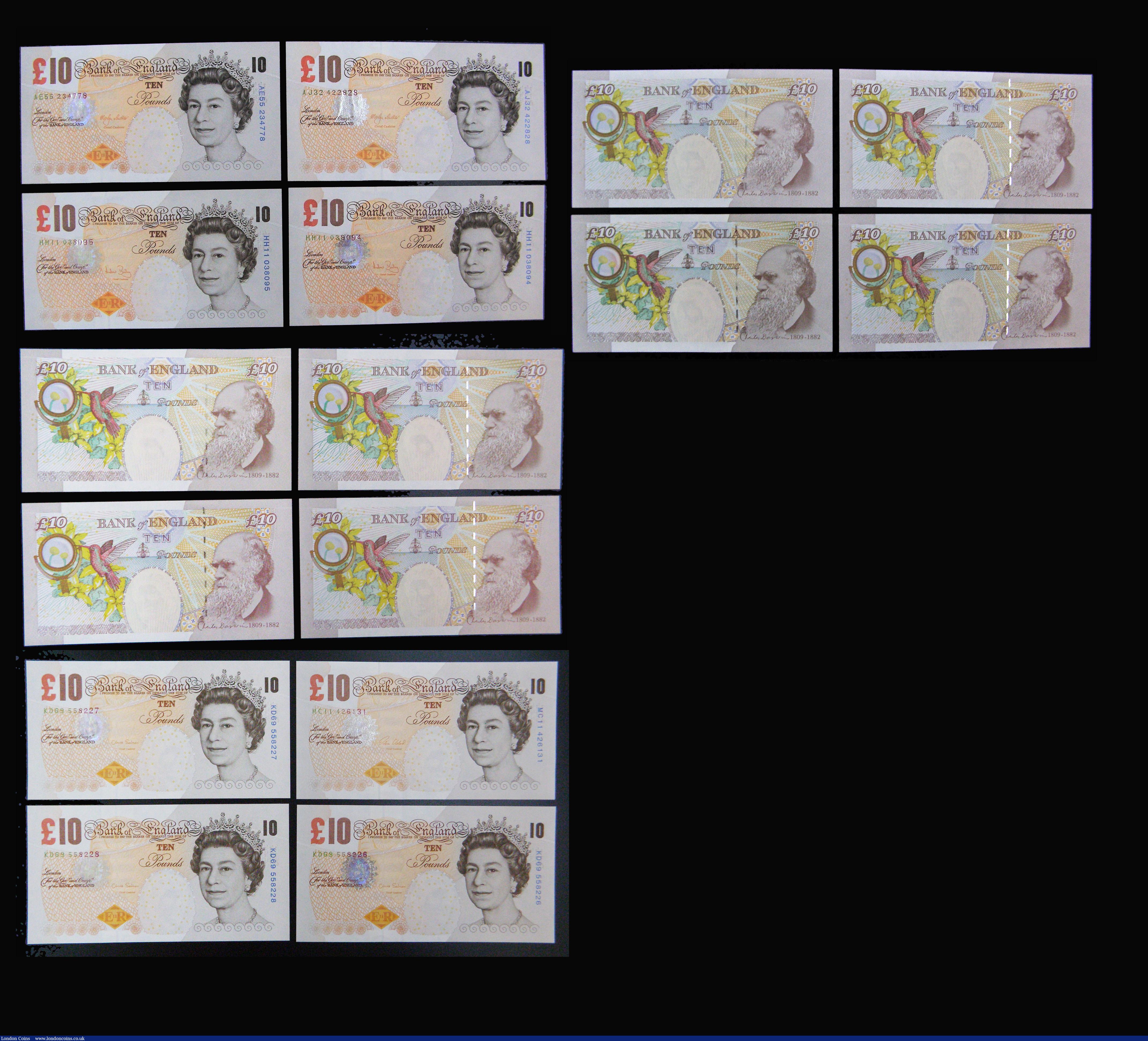 London Coins : A181 : Lot 141 : Ten Pounds a collection Page Nightingale to Cleland Polymer (26) a high grade group a wide variety o...