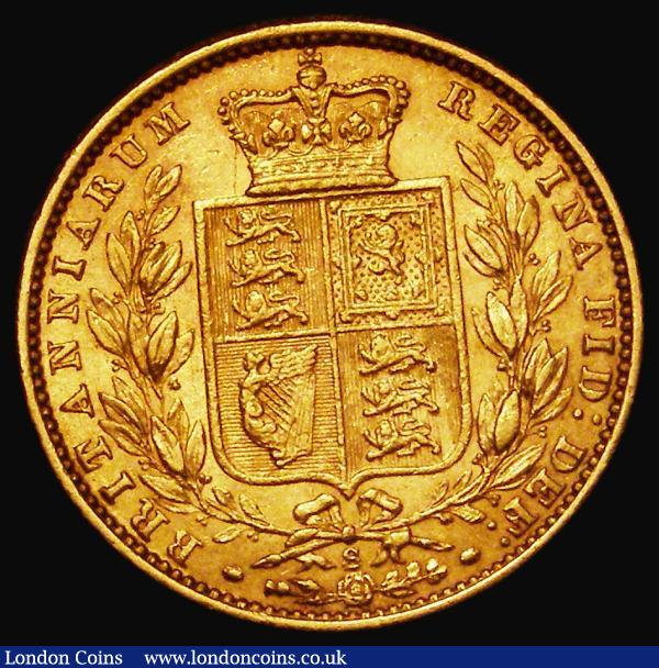 Sovereign 1875S Shield Reverse, Marsh 72, S.3855, Good Fine/VF : English Coins : Auction 181 : Lot 2166