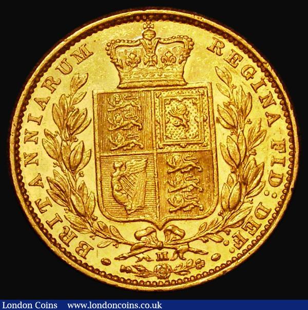 Sovereign 1884M Shield Reverse, Marsh 65, S.3854A, GVF/EF the reverse with prooflike fields : English Coins : Auction 181 : Lot 2183