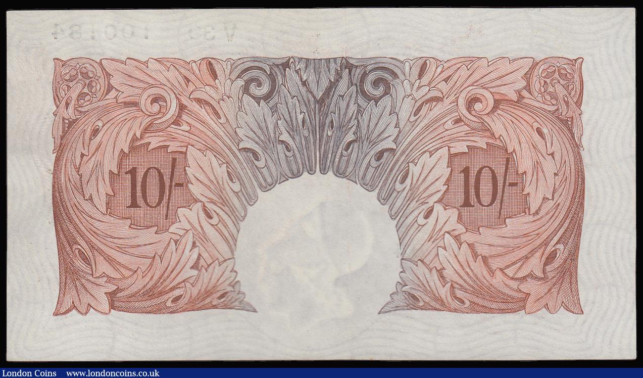 London Coins : A181 : Lot 51 : Ten Shillings Catterns B223, First Series V39 100184 EF