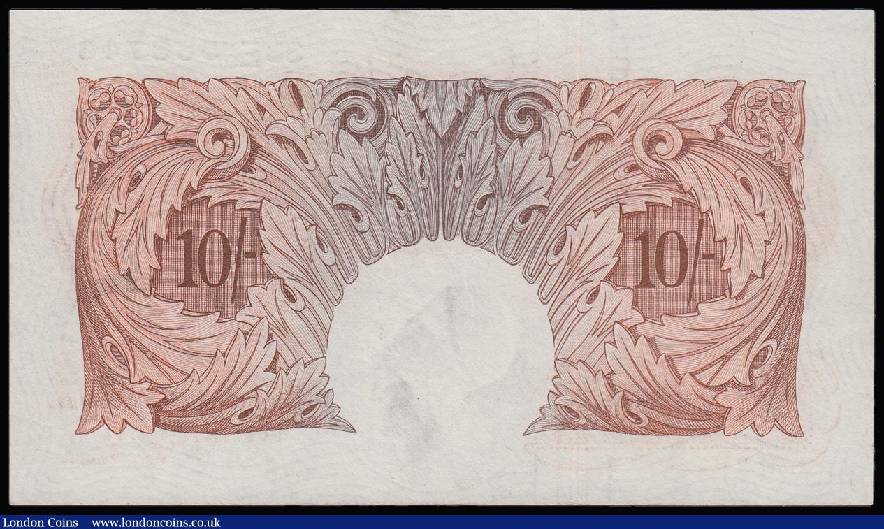 London Coins : A181 : Lot 79 : Ten Shillings Peppiatt B262 Last Series 33E 583743 AU