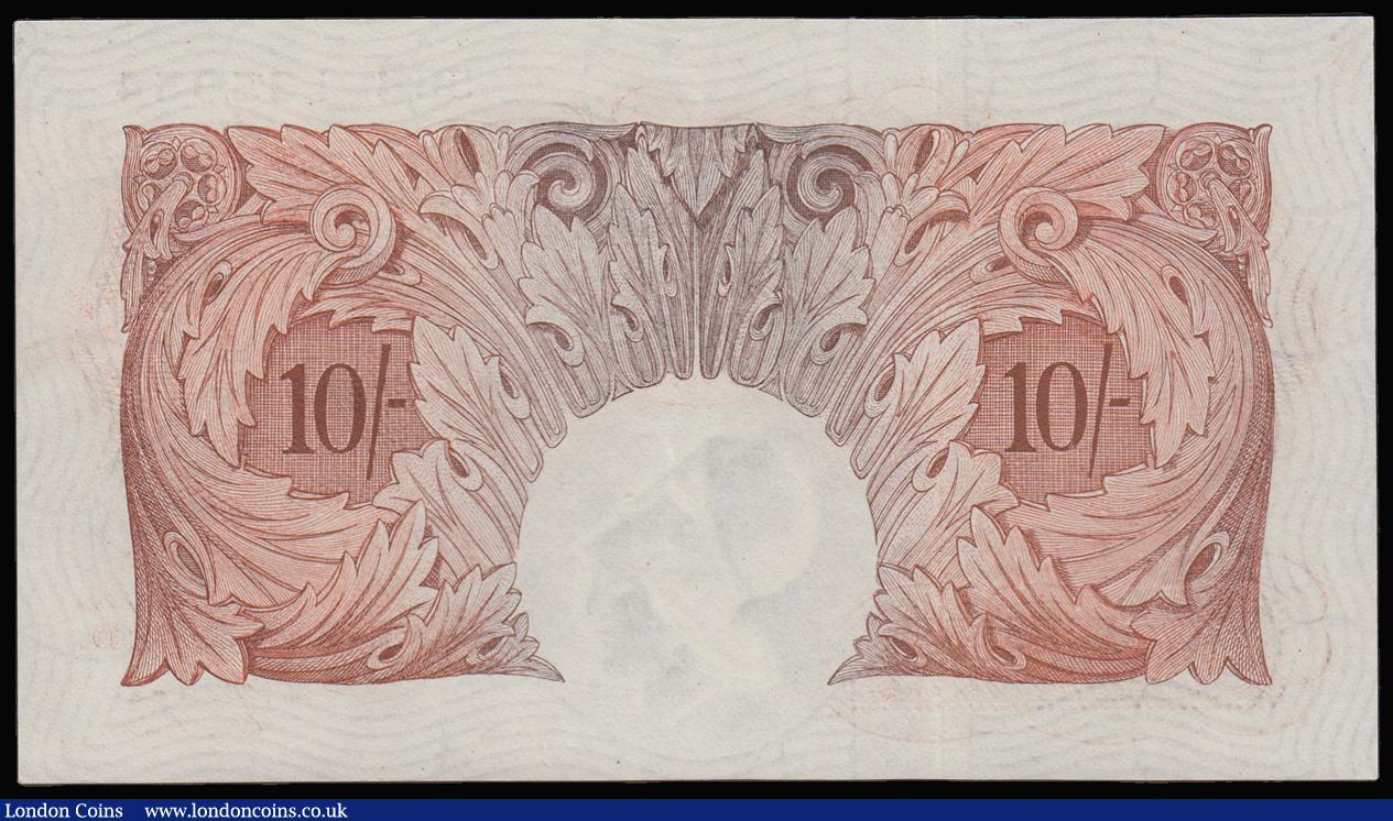 London Coins : A181 : Lot 82 : Ten Shillings Beale B265 issued 1950 last series 56B 135054, Pick368b, AU