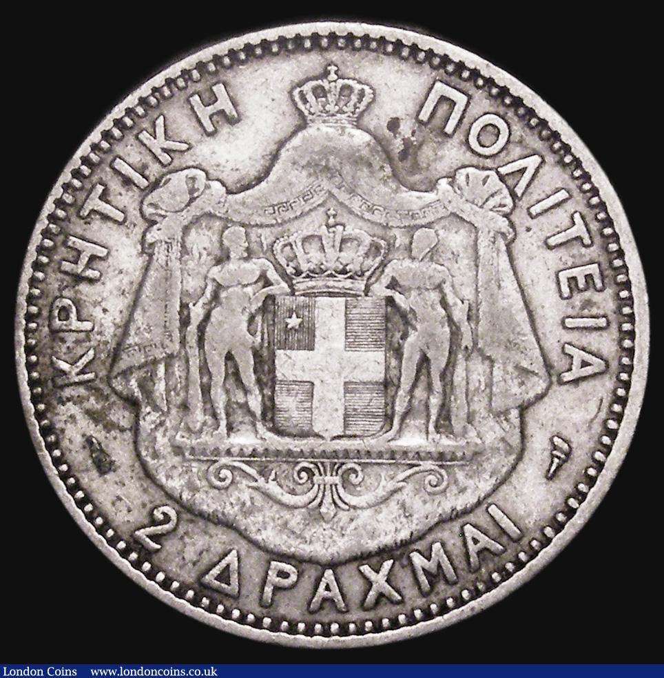 London Coins : A181 : Lot 971 : Crete 2 Drachma 1901 KM#8 Fine a rarely offered issue
