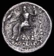 London Coins : A181 : Lot 1233 : Ancient Greece - Macedonia Alexander III Silver Tetradrachm, Aradus (c.328-320BC) Obverse: Head of H...