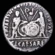 London Coins : A181 : Lot 1313 : Roman Denarius Augustus (27BC-14AD) Obverse: Bust right, laureate, [CAESAR AVGVSTVS DIVI F PATER PAT...