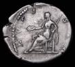 London Coins : A181 : Lot 1315 : Roman Denarius Diva Faustina Sr. (129AD) Obverse: Draped bust right, DIVA FAVSTINA, Reverse: Vesta, ...