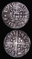 London Coins : A181 : Lot 1403 : Pennies (3) Edward I London Mint, Class 10a, Bifoliate crown, reads EDWARD R ANGL DNS HYB, S.1409, 1...