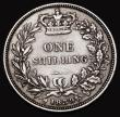 London Coins : A181 : Lot 1994 : Shilling 1839 No WW on truncation, ESC 1283, Bull 2979, Davies 853 dies 2A, Good Fine