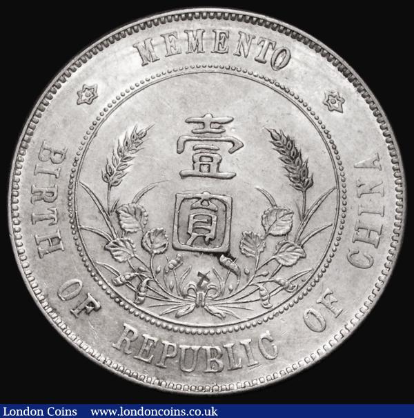 China - Republic Dollar Memento, undated 1927 6-pointed stars, L&M 49, VF/GVF, come with NGC label stating 'Not Encapsulated' Residue, Chop marked : World Coins : Auction 182 : Lot 1061