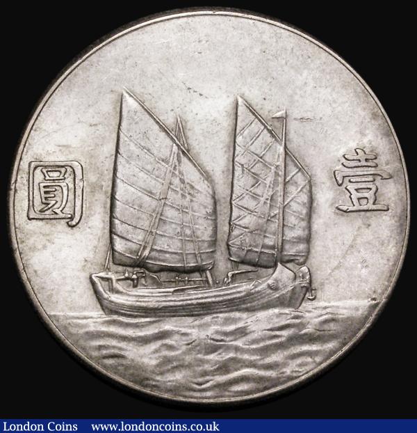 China - Republic Dollar Year 23 (1934) 'Junk' Dollar Y#345 GVF : World Coins : Auction 182 : Lot 1062