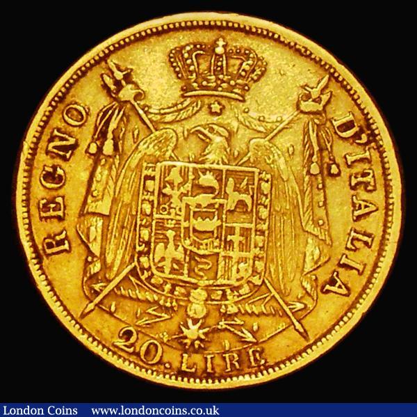 Italian States - Kingdom of Napoleon 20 Lire 1813M KM#11 Good Fine : World Coins : Auction 182 : Lot 1209