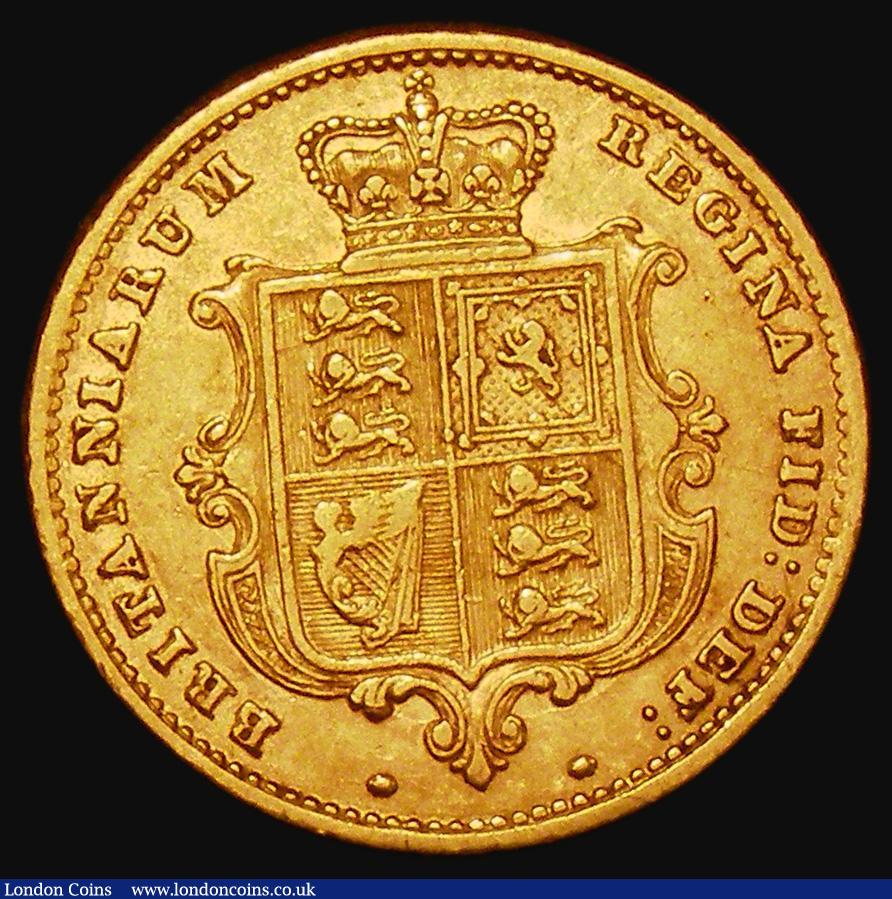 London Coins : A182 : Lot 1996 : Half Sovereign 1859 Marsh 433, S.3859A, Good Fine with a heavier contact mark in the obverse field