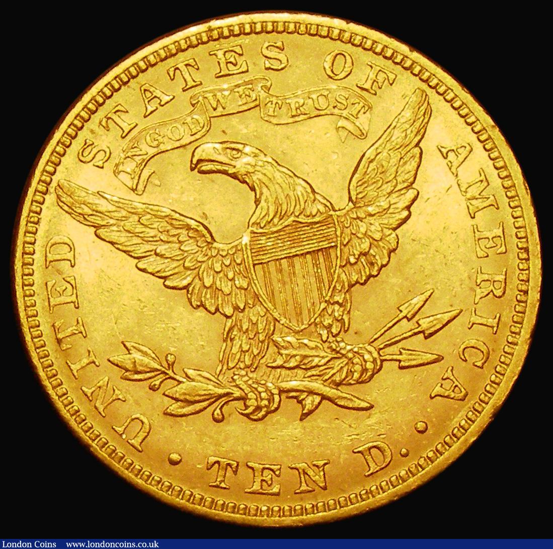 London Coins : A182 : Lot 2070 : USA Ten Dollars Gold 1882 Breen 7007 A/UNC with some contact marks