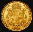 London Coins : A182 : Lot 1999 : Half Sovereign 1887 Jubilee Head, Imperfect J in J.E.B, Marsh 478F, S.3869, DISH L508,  VF/GVF with ...