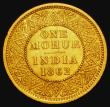 London Coins : A182 : Lot 2060 : India Mohur 1862 KM#480 About EF