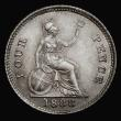 London Coins : A182 : Lot 2409 : Groat 1888 ESC 1956 LCGS 85 Choice Unc with a rich tone