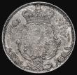 London Coins : A182 : Lot 2563 : Halfcrown 1821 ESC 631, Bull 2360, Davies 171, dies 1A, UNC with some toning in places, in an LCGS h...