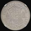 London Coins : A182 : Lot 2690 : Halfcrown 1937 Matt Proof from sandblasted dies ESC 787A, Bull 4036, an excessively rare coin with o...