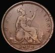 London Coins : A182 : Lot 2872 : Penny 1874H Freeman 76, dies 7+I, Fine/Near Fine with some heavier contact marks, an extremely rare ...