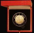 London Coins : A182 : Lot 313 : Five Pound Crown 2000 Millennium Gold Proof S.L7 FDC in the Royal Mint box of issue with certificate