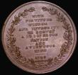 London Coins : A182 : Lot 740 : William Pitt, First Lord of the Treasury 1799 53mm diameter in bronze, by J.G. Hancock, Obverse: Bus...