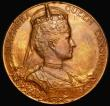 London Coins : A182 : Lot 856 : Coronation of Edward VII 1902 56mm diameter in bronze, the Official Royal Mint issue Eimer 1871, BHM...