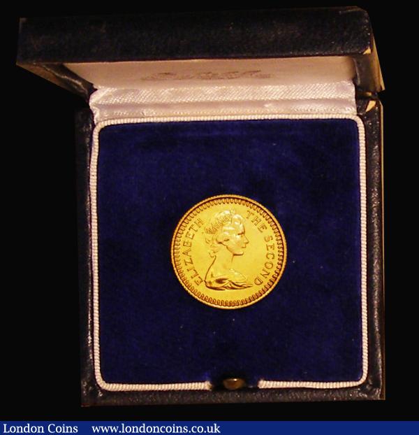Rhodesia One Pound 1966 Proof KM#6 nFDC to FDC retaining practically full mint lustre, in the original box of issue with the original card outer box both in excellent condition : World Coins : Auction 183 : Lot 1106
