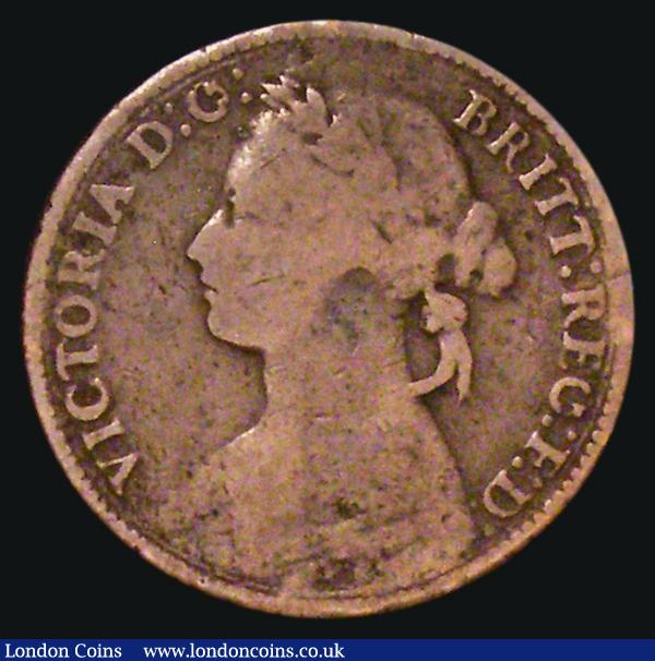 Farthing 1874H G's over sideways G's Freeman 527 dies 4+C, VG the overstrikes very clear, in an LCGS holder and graded LCGS 10, Very Rare in all grades : English Coins : Auction 183 : Lot 1574