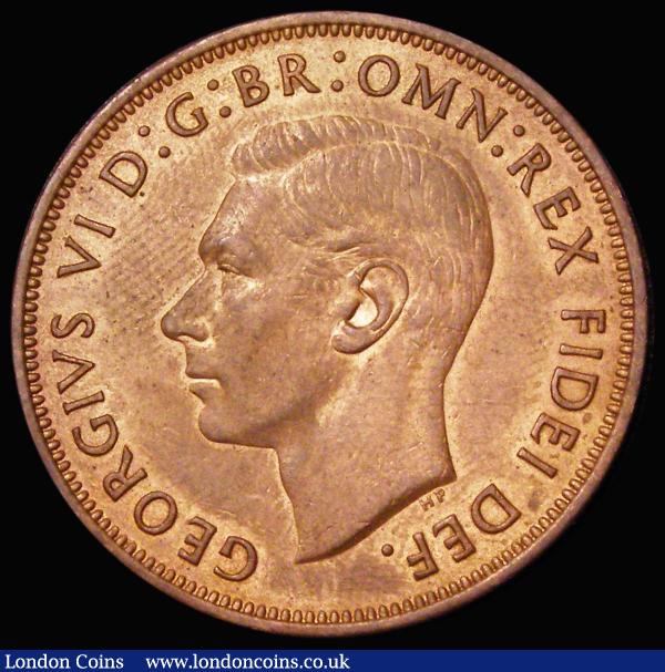 Penny 1950 Freeman 240 dies 3+C, GEF/AU with some lustre, the obverse with a light handling mark : English Coins : Auction 183 : Lot 2070