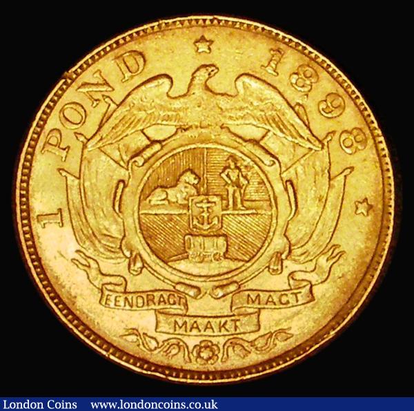 South Africa Gold Pond 1898 KM#10.2 VF : World Coins : Auction 183 : Lot 1140