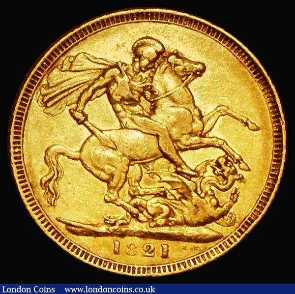 Sovereign 1821 Marsh 5, S.3800 Fine/Good Fine : English Coins : Auction 183 : Lot 2174