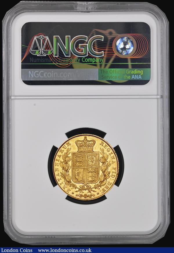 Sovereign 1838 Marsh 22, S.3852 in an NGC holder and graded AU53, a rare date and always sought after : English Coins : Auction 183 : Lot 2191