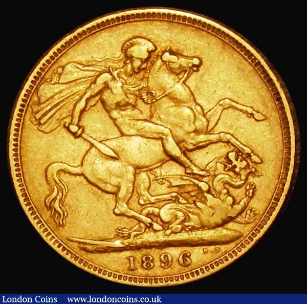 Sovereign 1896 Marsh 148, S.3784 Near Fine/Fine  : English Coins : Auction 183 : Lot 2250