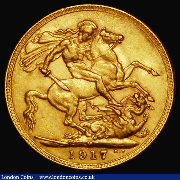 Sovereign 1917M Marsh 235, S.3999 VF : English Coins : Auction 183 : Lot 2294